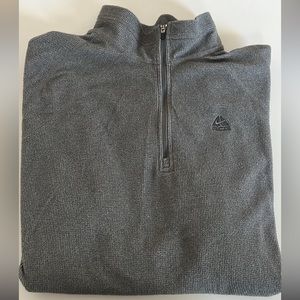 Grey Nike ACG quarter zip shirt size L